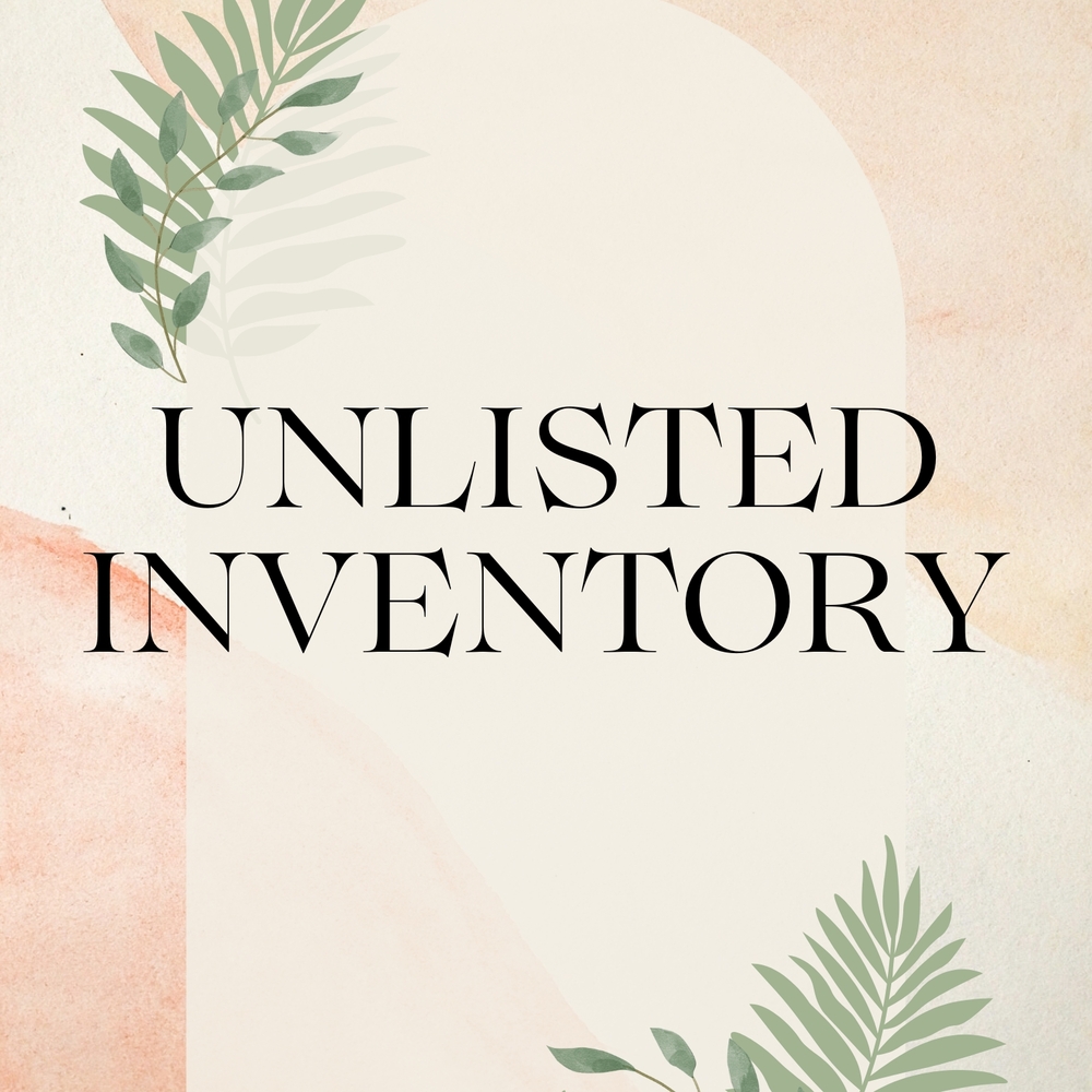 Unlisted Inventory Poster